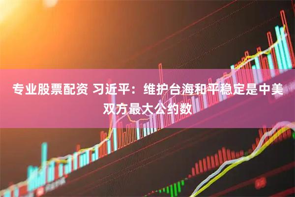 专业股票配资 习近平：维护台海和平稳定是中美双方最大公约数